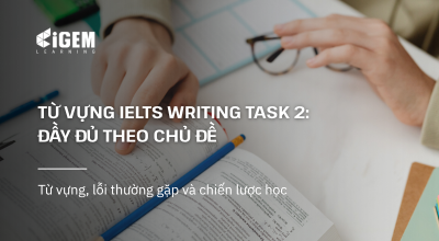 Từ Vựng IELTS Writing Task 2: Đầy Đủ Theo Chủ Đề